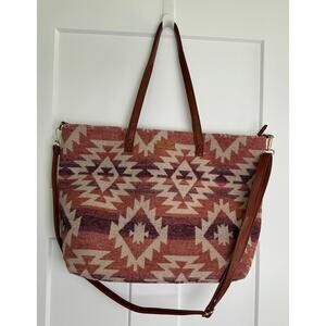 Simply Southern Southwest Saddle Blanket Print Tote and Wristlet